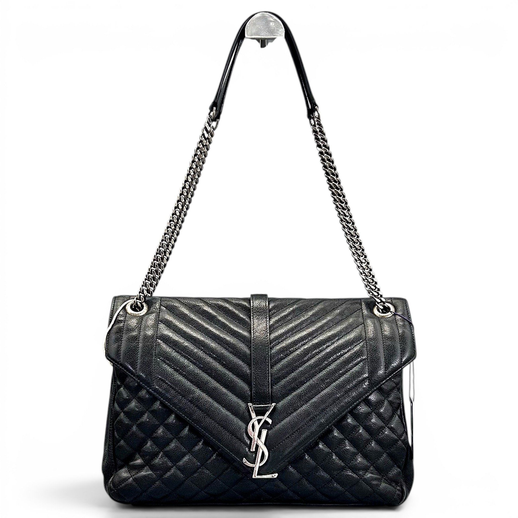 Saint Laurent Collége monogramme leather handbag