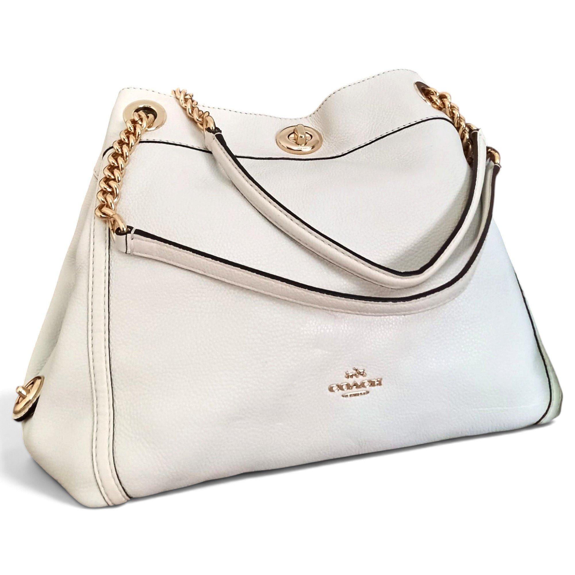Leather clutch bag
