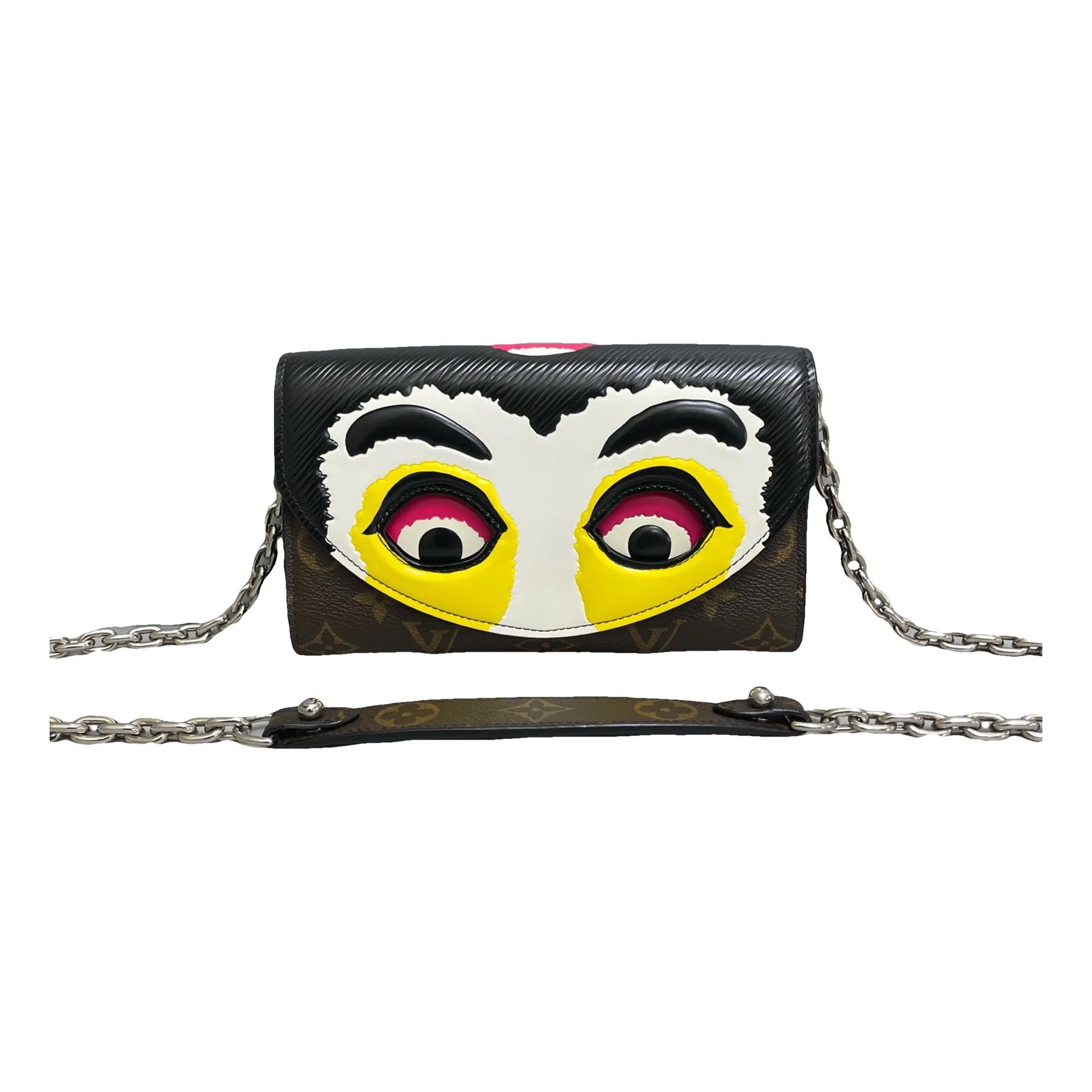 Bordeaux vinyl handbag