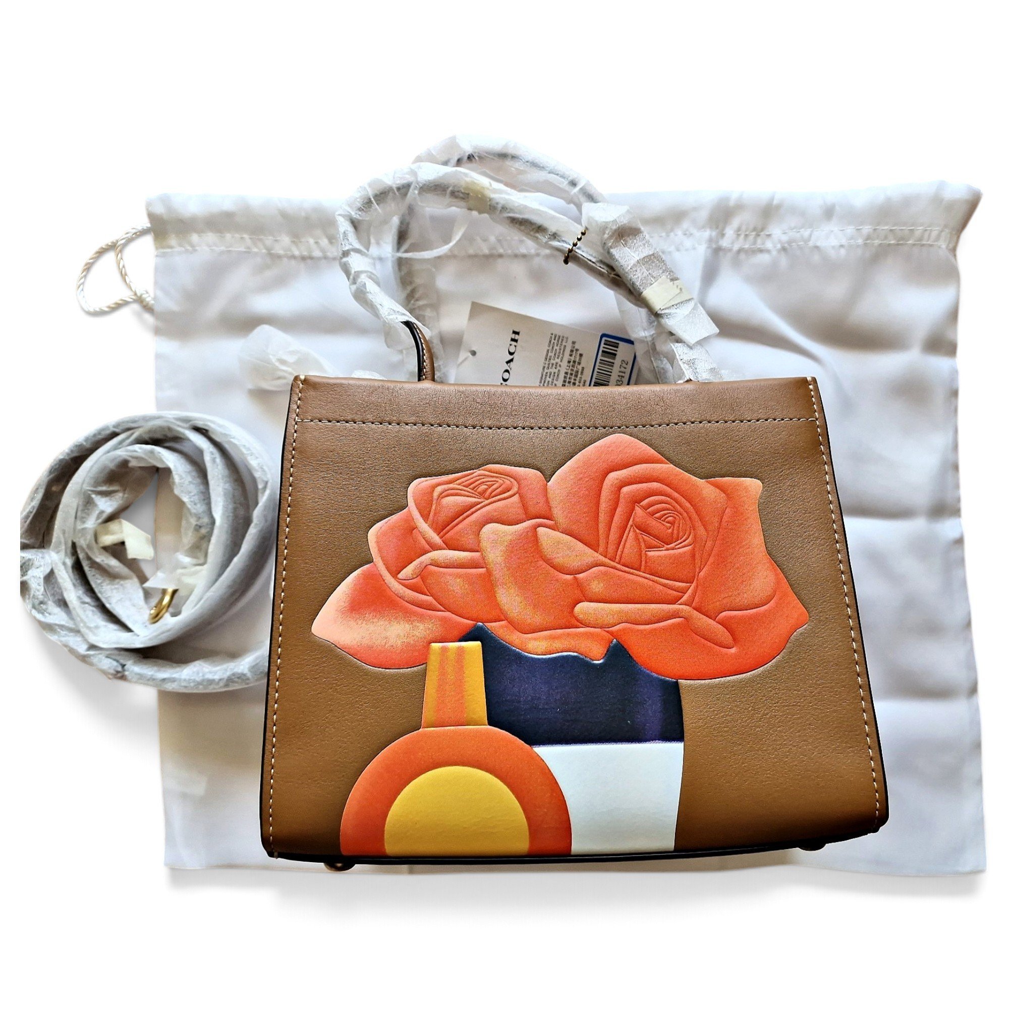 Leather tote