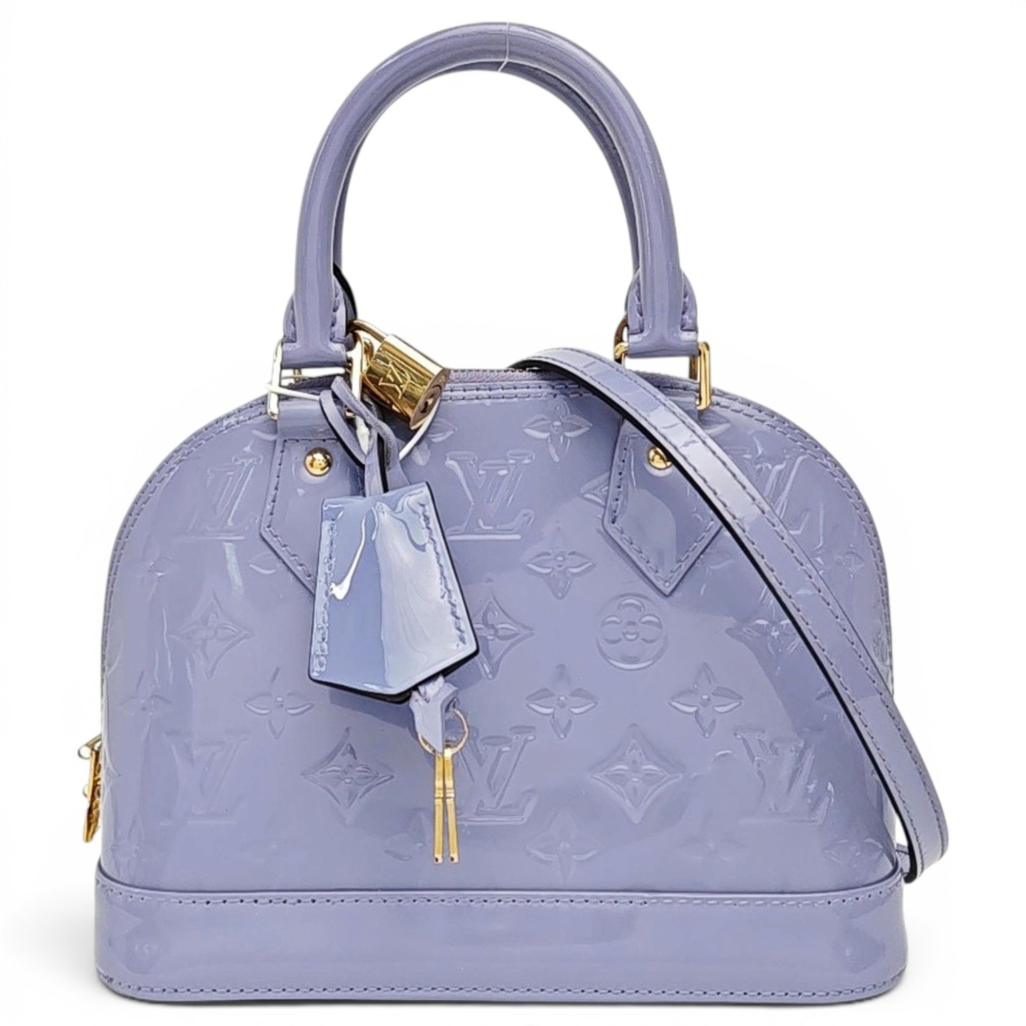 Alma patent leather handbag