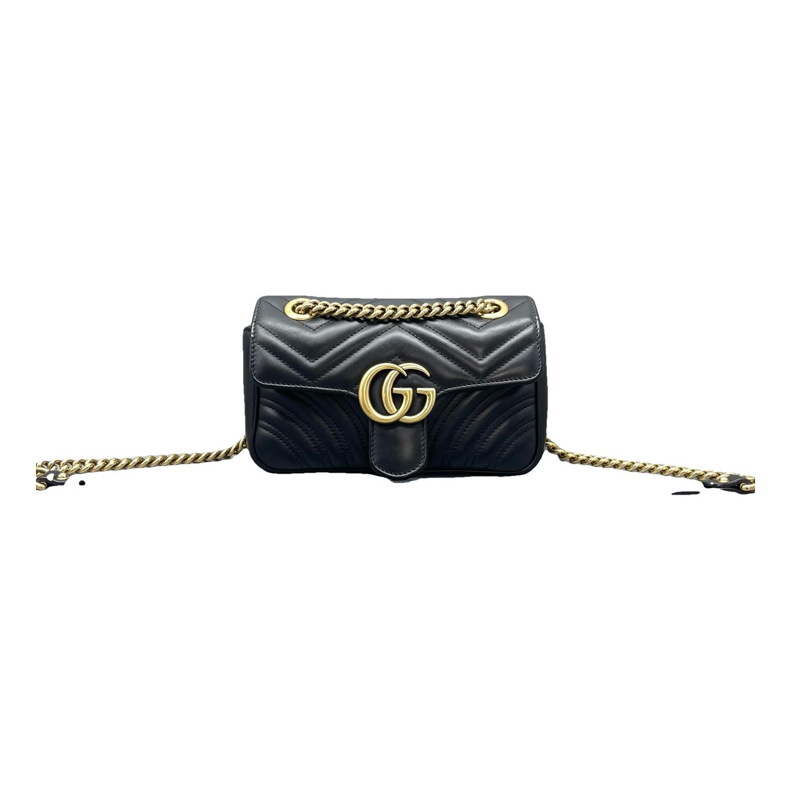 GG Marmont Flap leather handbag