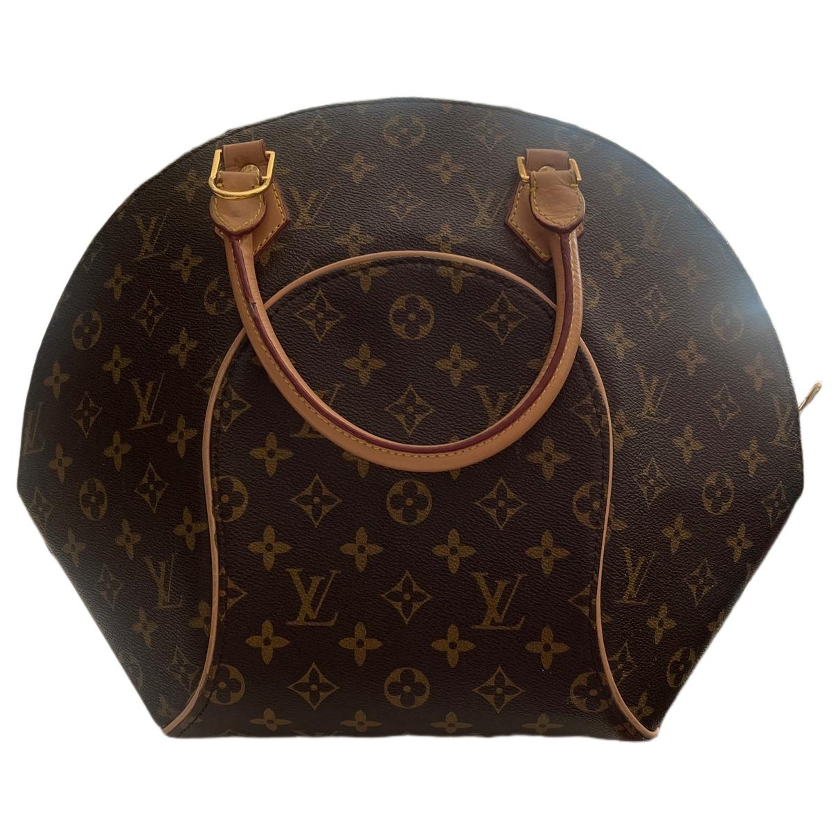Ellipse leather handbag