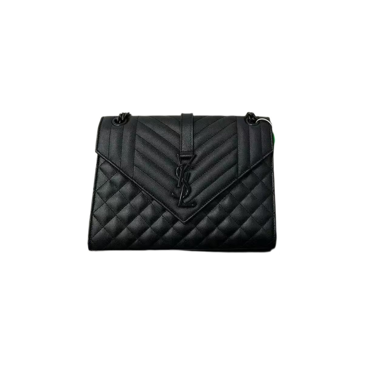 Envelope leather handbag