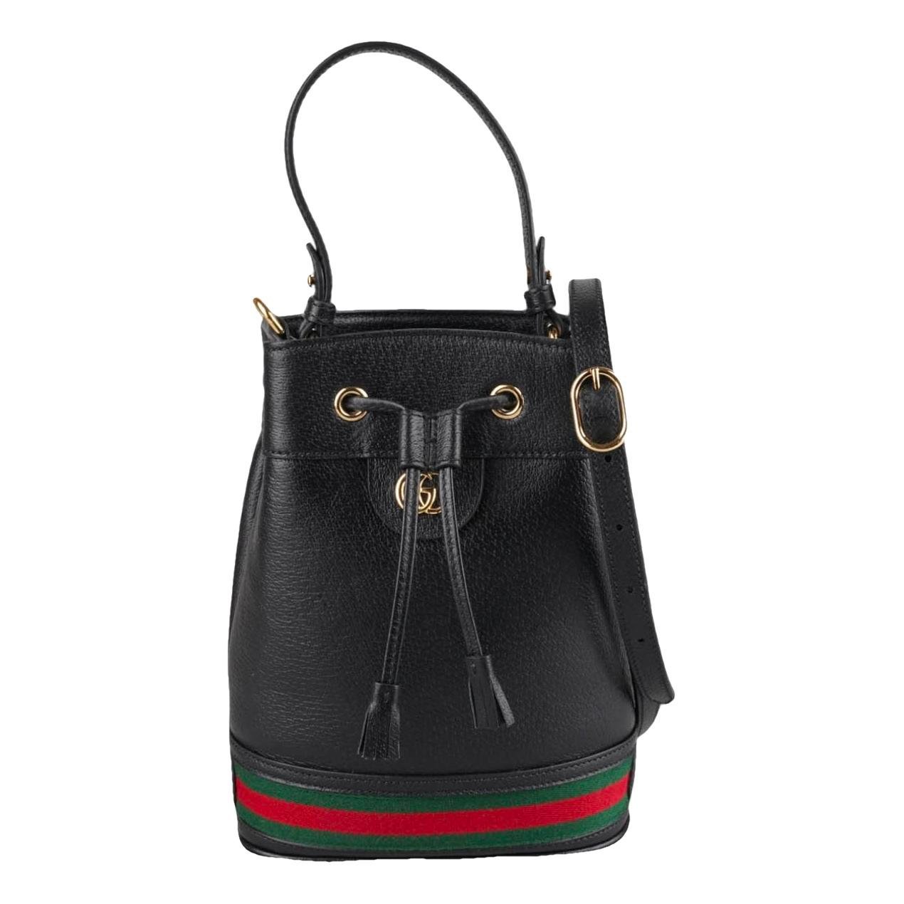 Ophidia Bucket leather crossbody bag