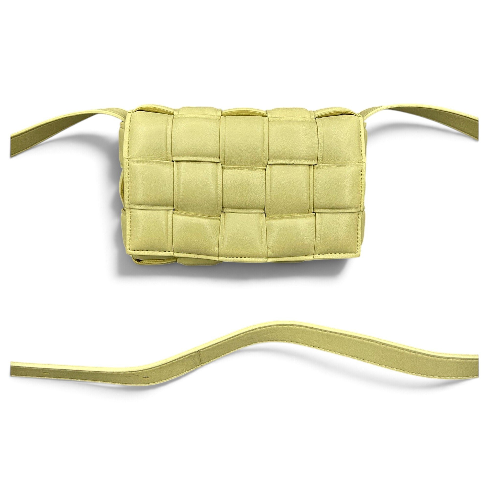 Cassette leather crossbody bag