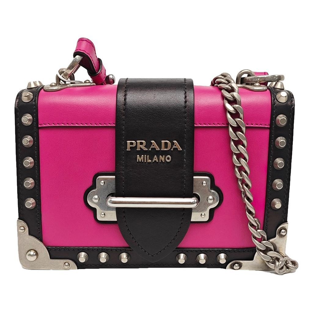 Cahier leather handbag