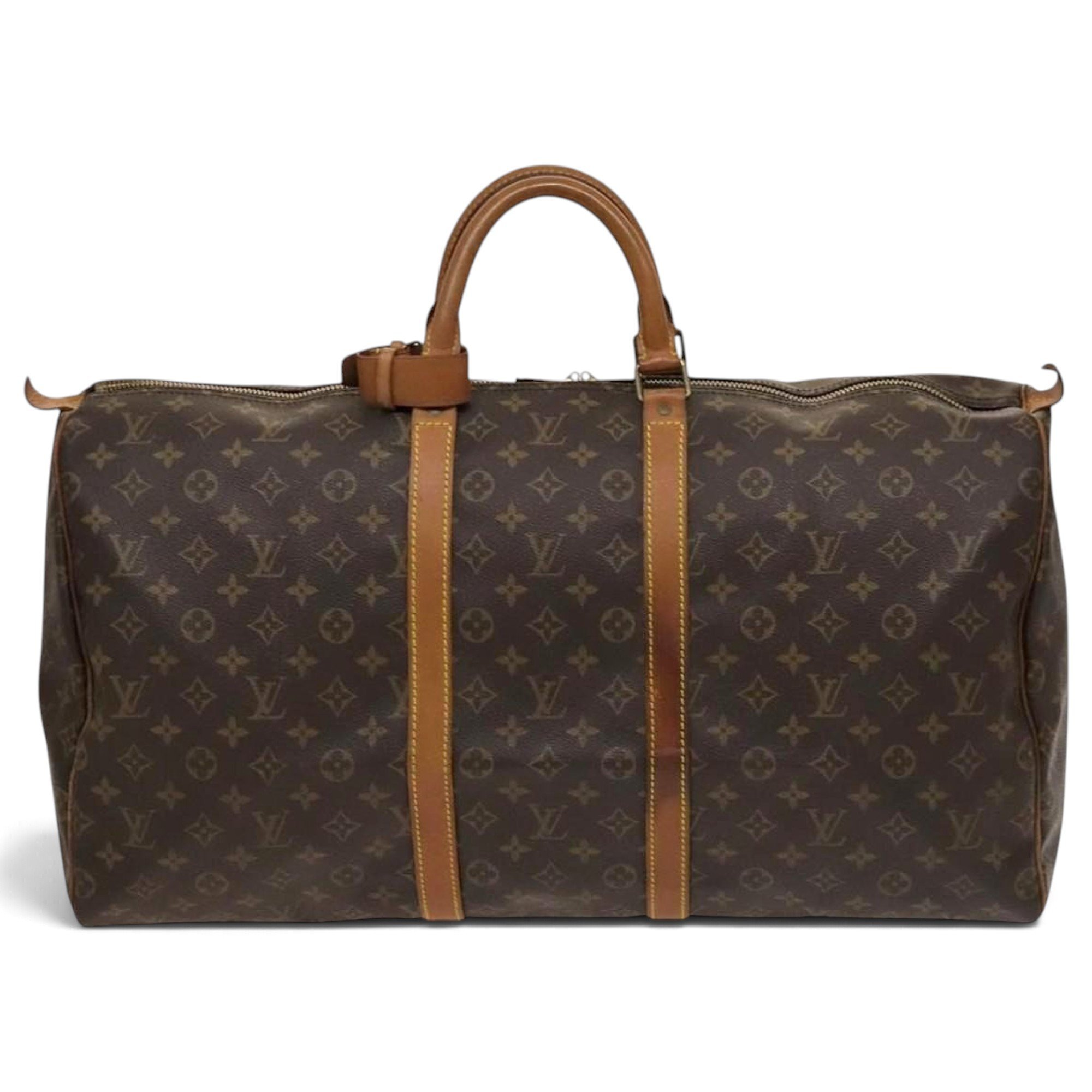 Leather bowling bag