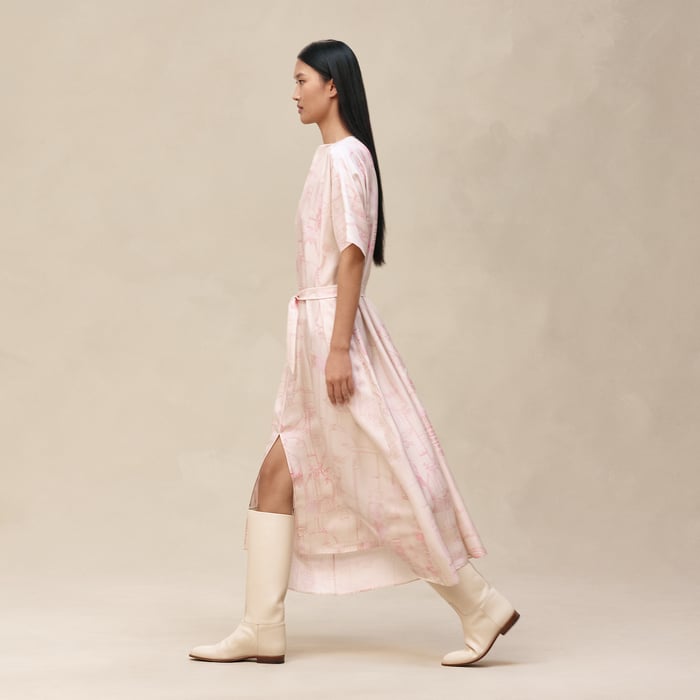 Rose Pétale "Etriers Remix" Classic Caftan