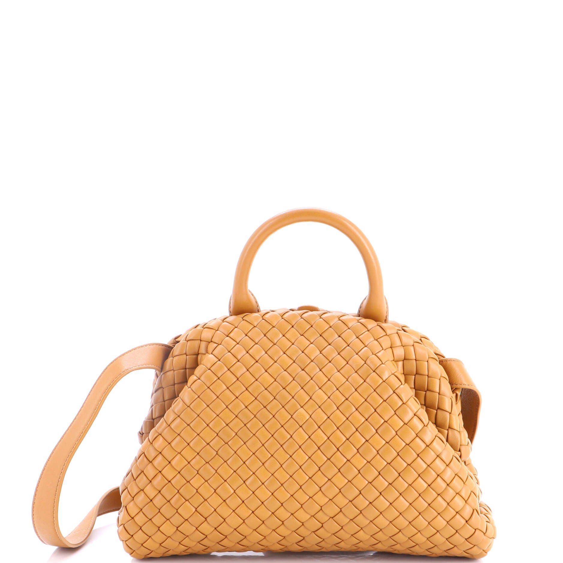 Padded Handle Tote Intrecciato Nappa Small