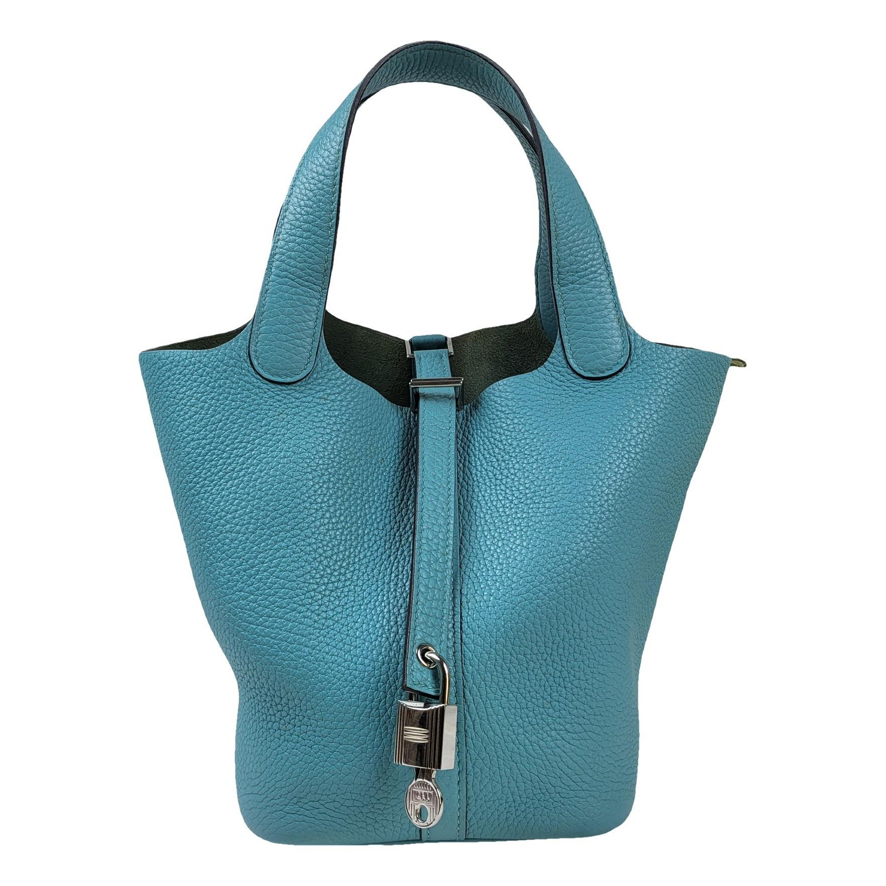 Picotin leather handbag