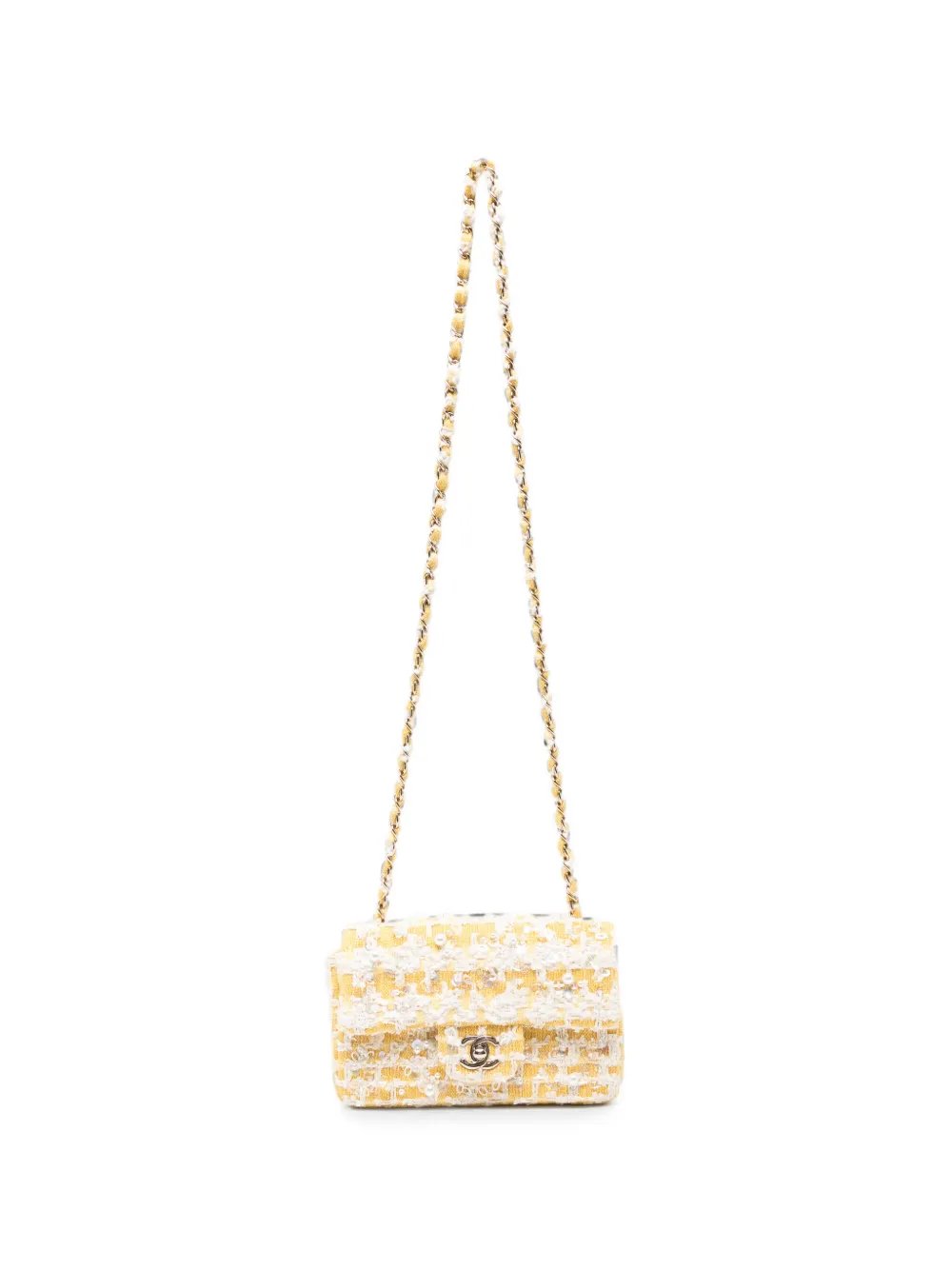 2018-2019 Flap tweed mini shoulder bag