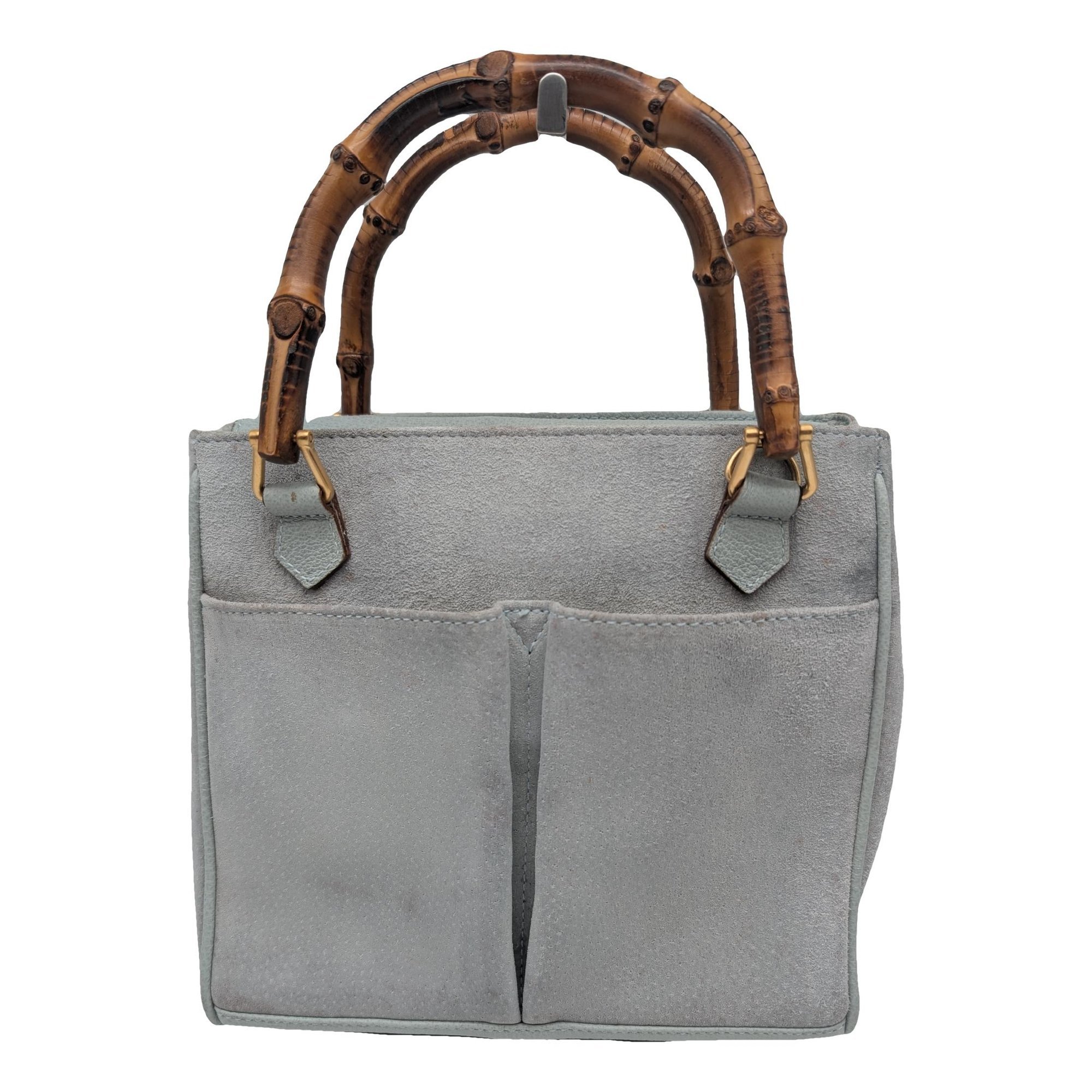 Bamboo leather handbag