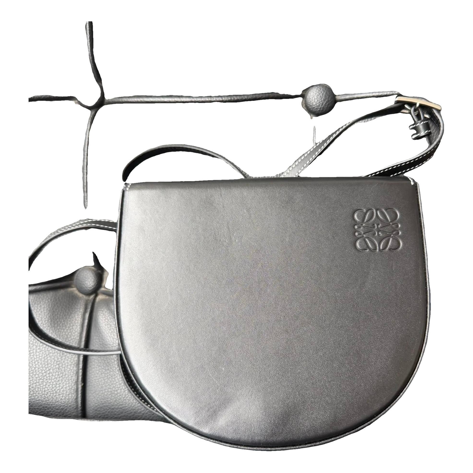 Heel leather crossbody bag