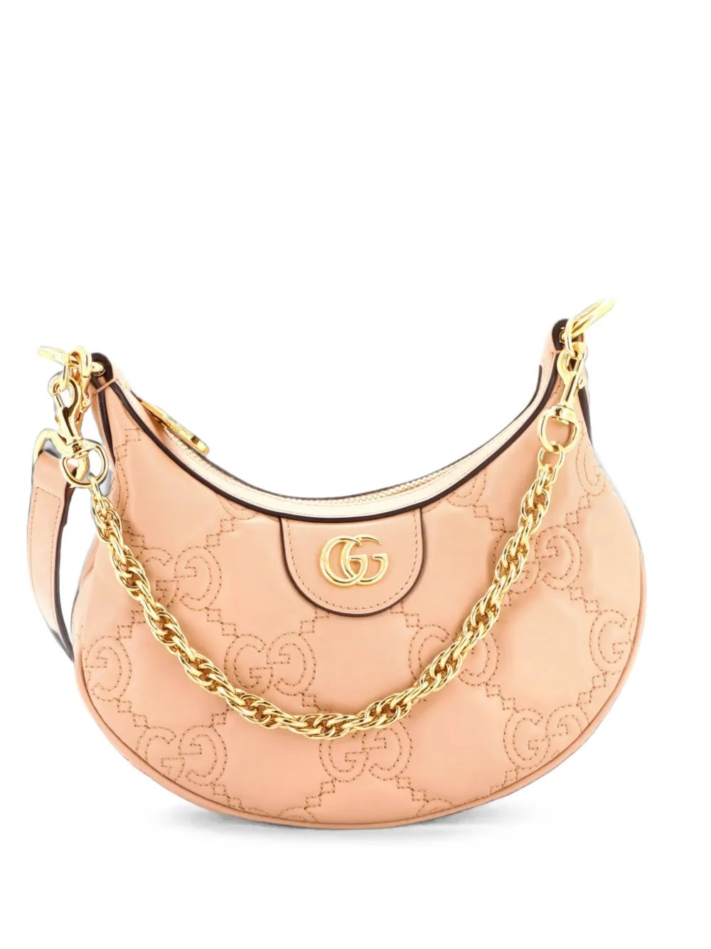 Half Moon Hobo GG Matelasse Leather Mini shoulder bag