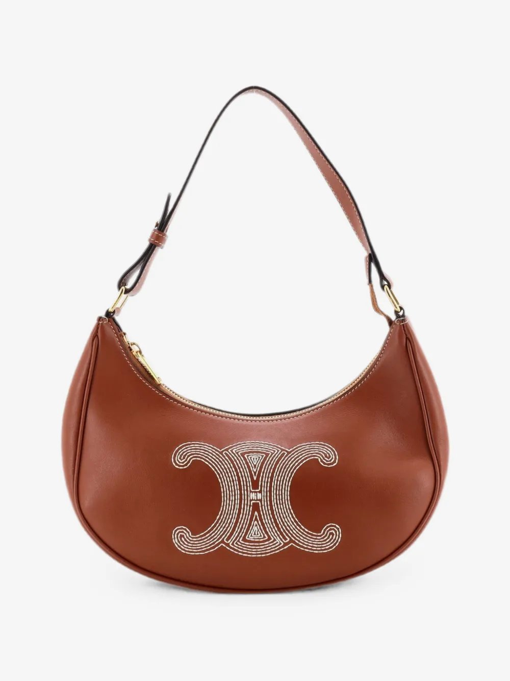 Ava Bag Triomphe Embroidery Leather shoulder bag