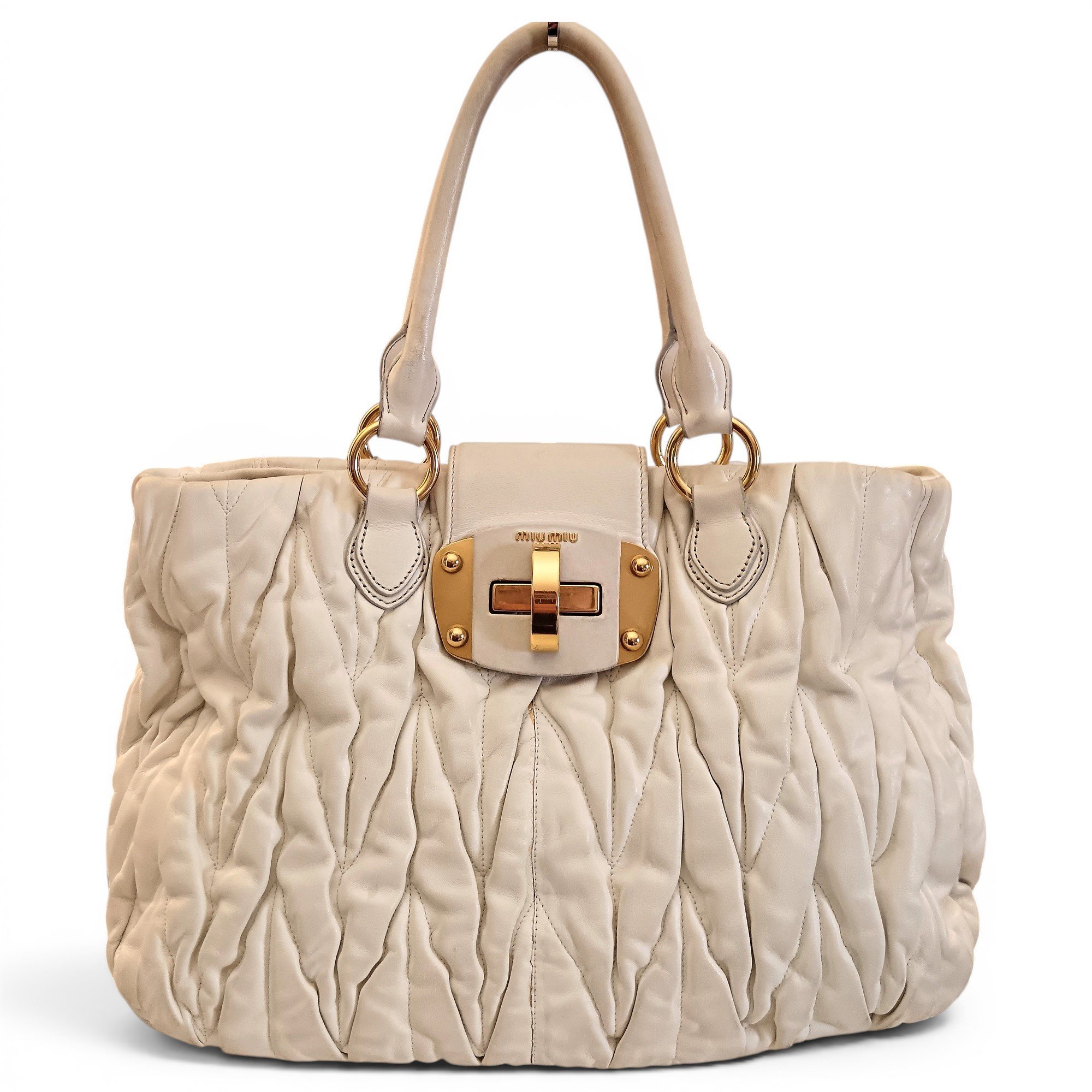 Leather tote