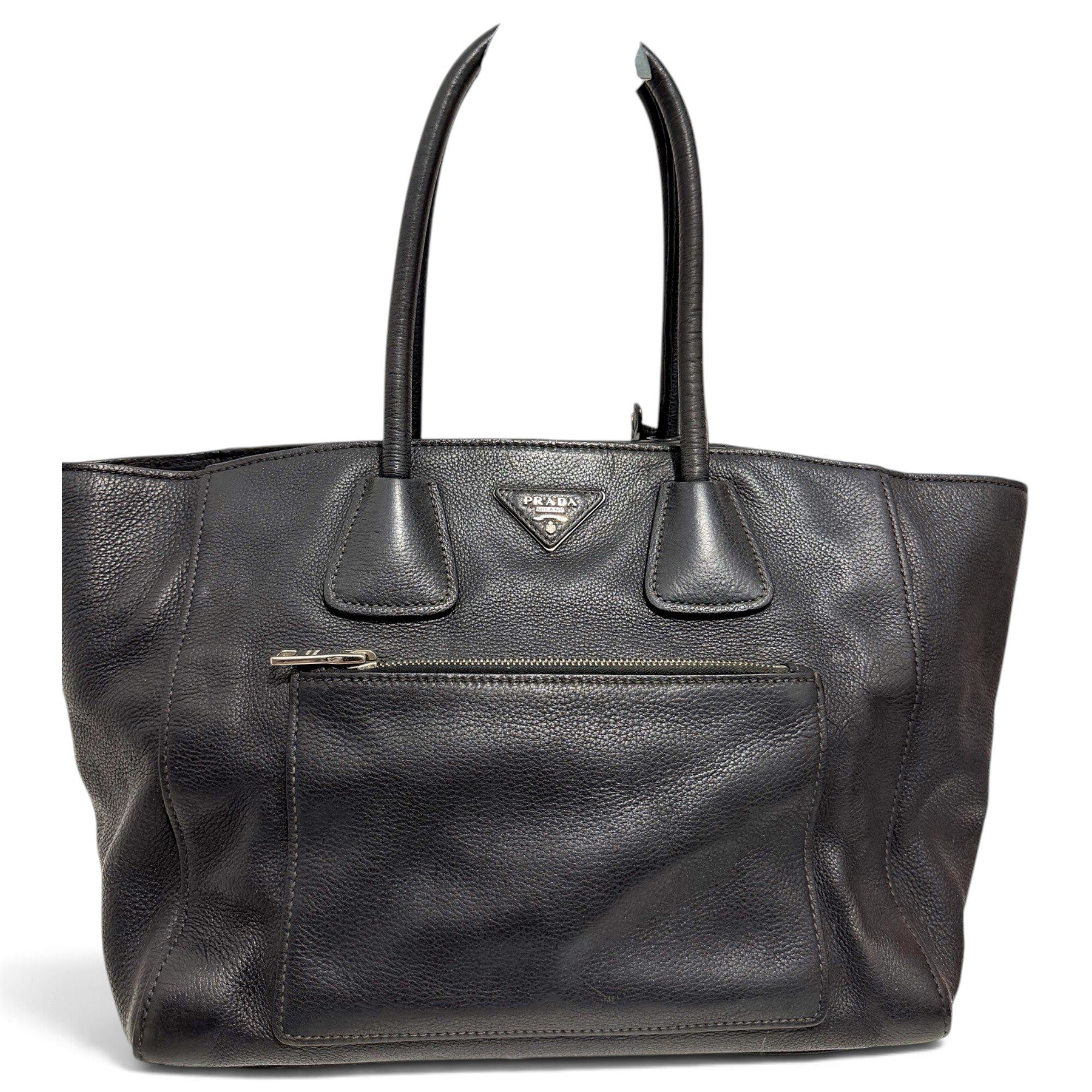Leather tote