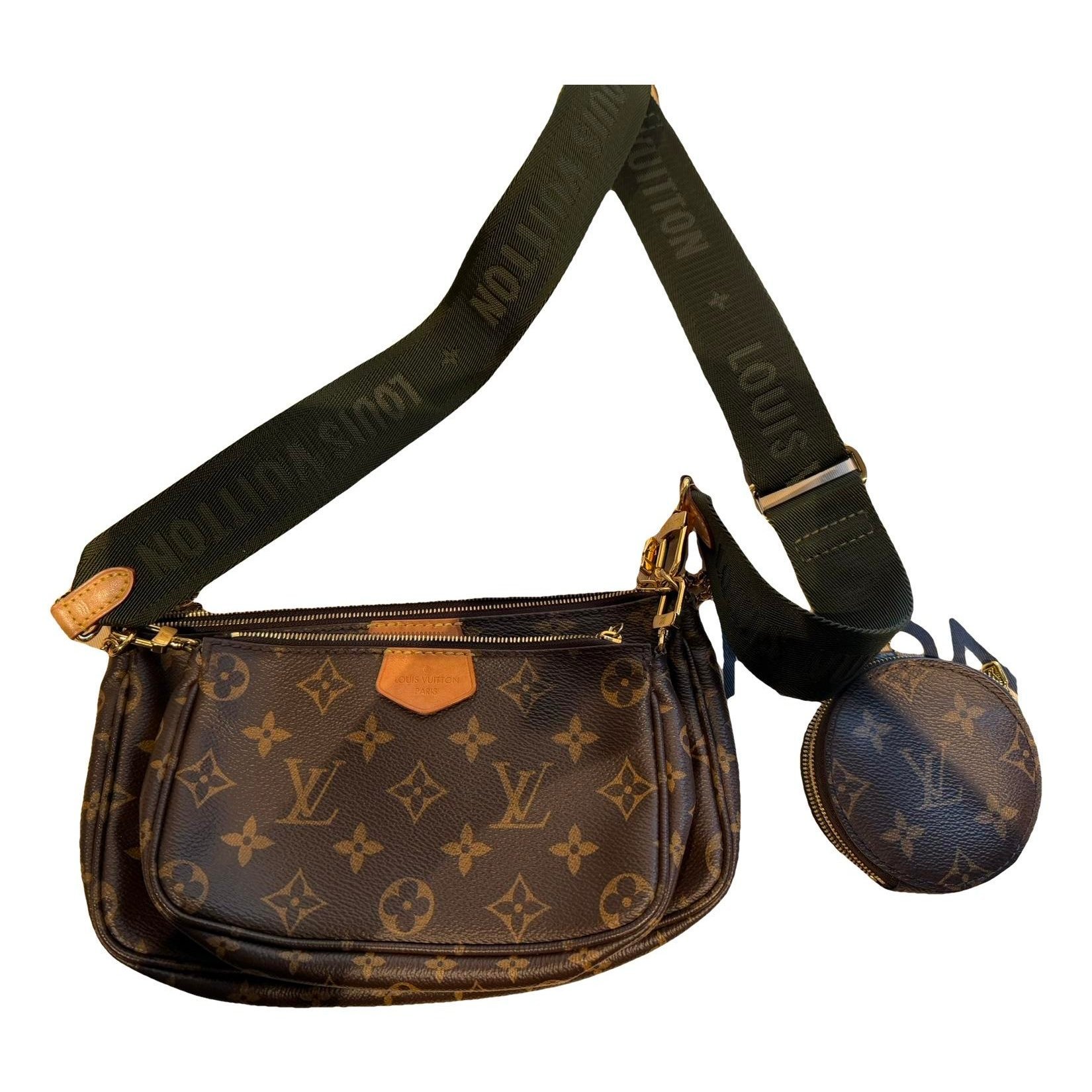 Multi Pochette Accessoires patent leather crossbody bag