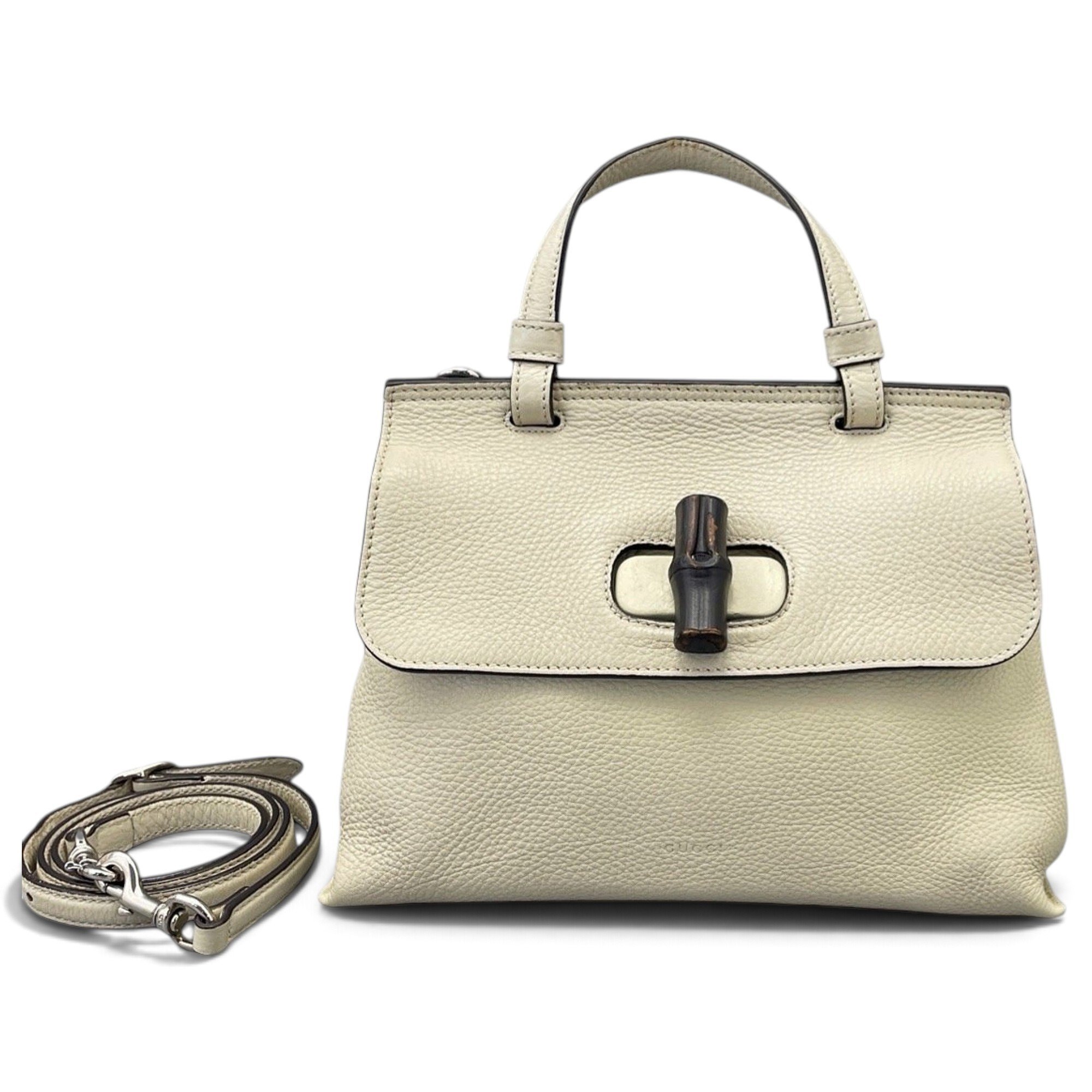 Bamboo Daily Top Handle leather handbag