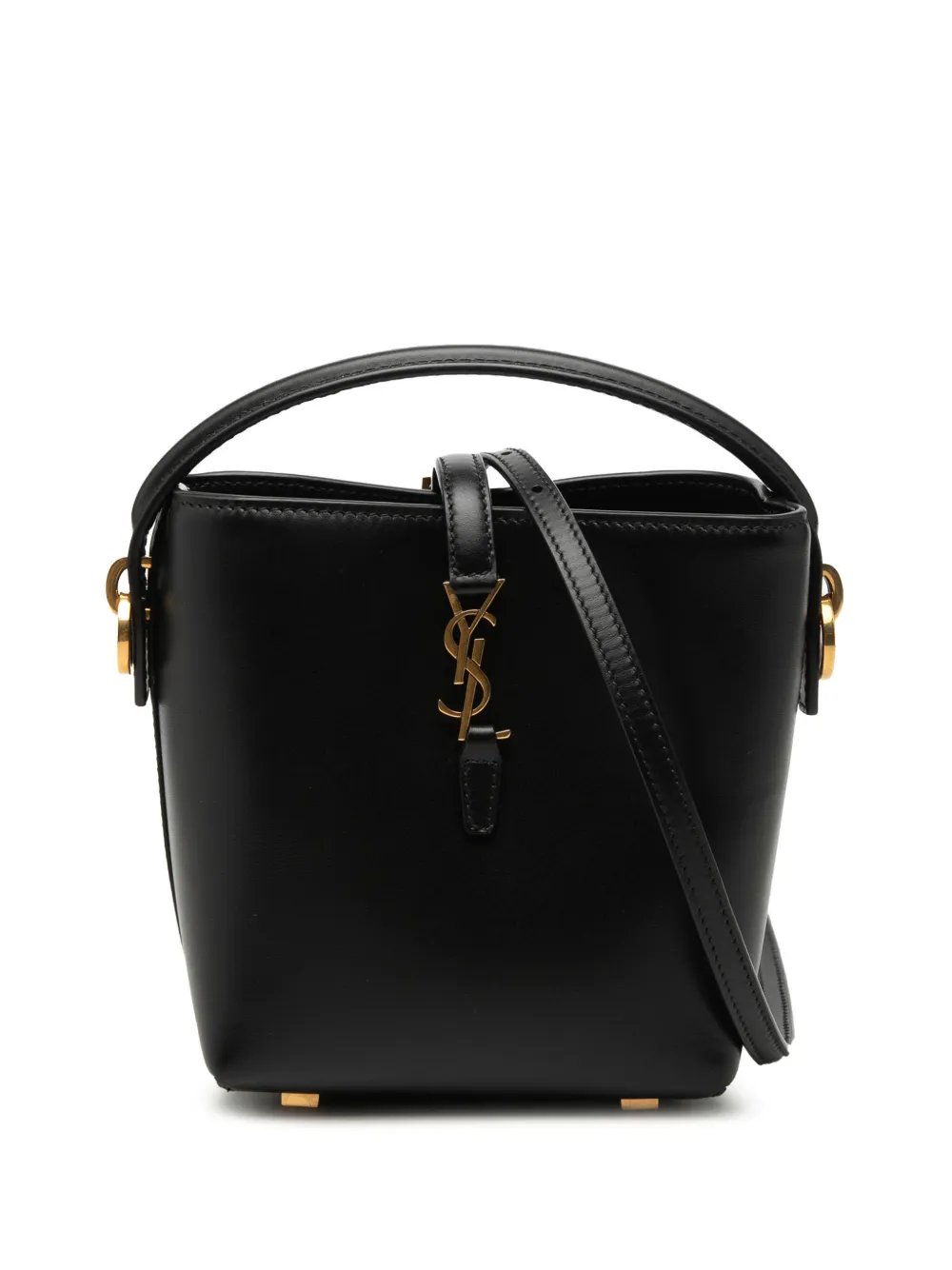 2024 Mini Shiny Calfskin Le 37 Bucket Bag satchel