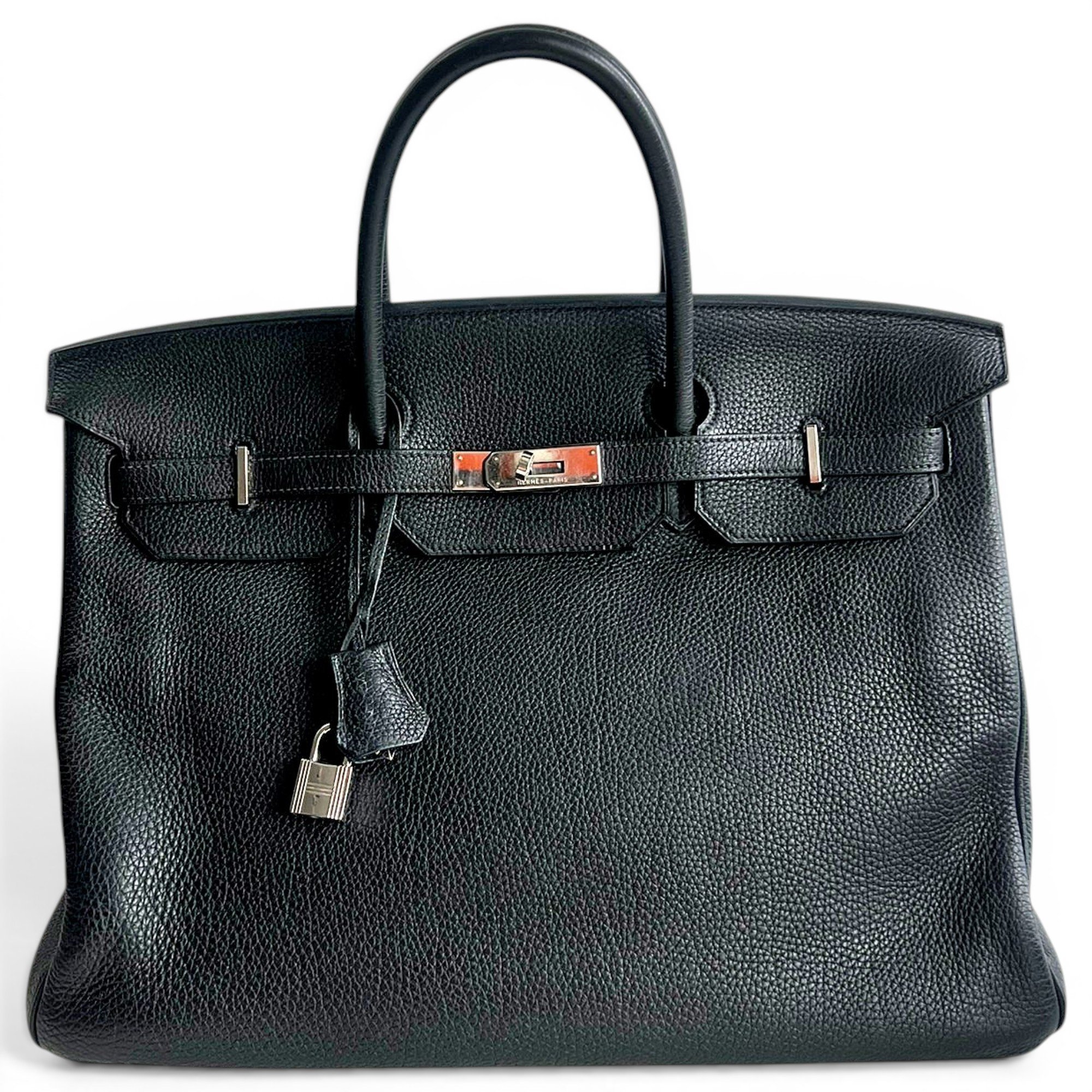 Birkin 40 leather handbag