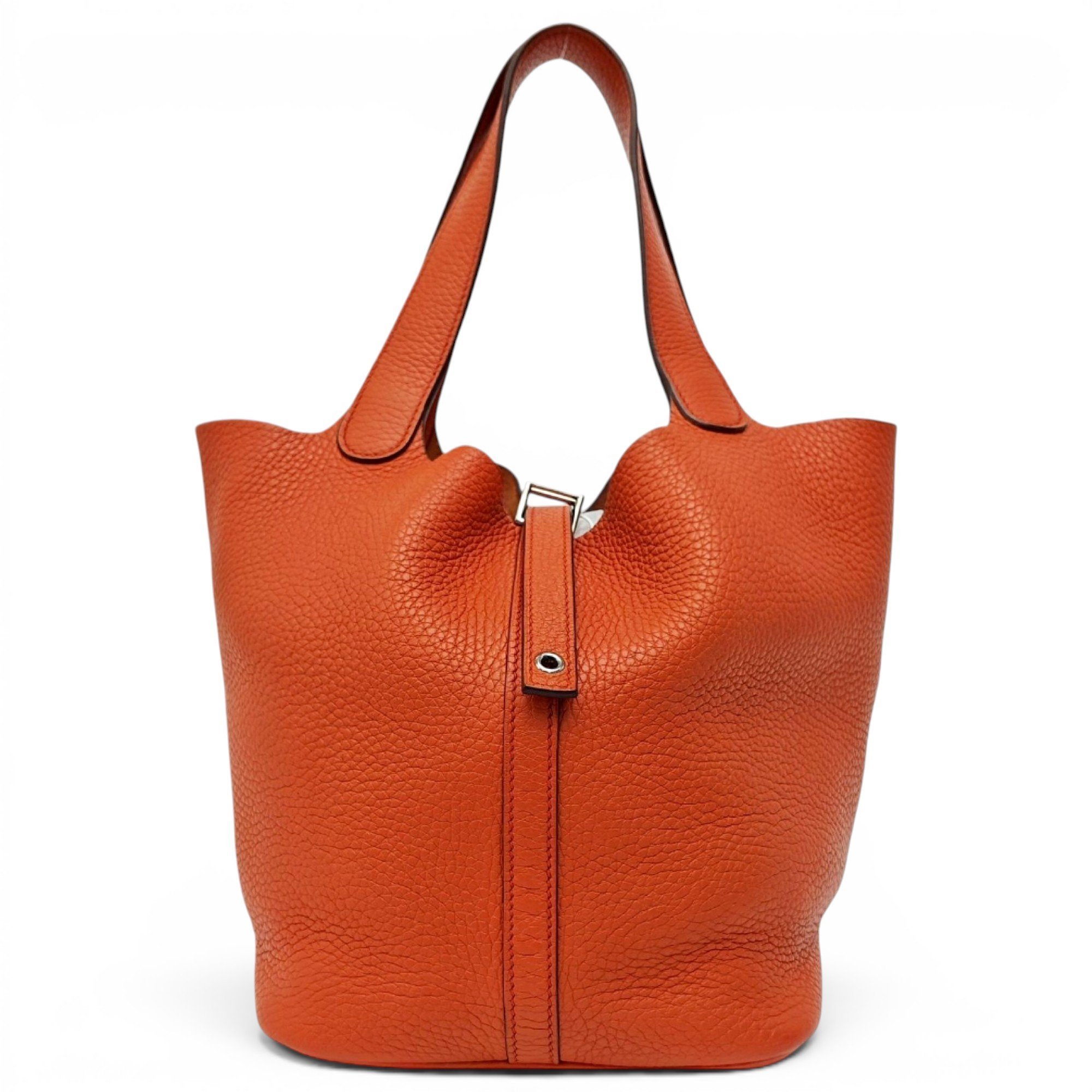 Picotin leather handbag
