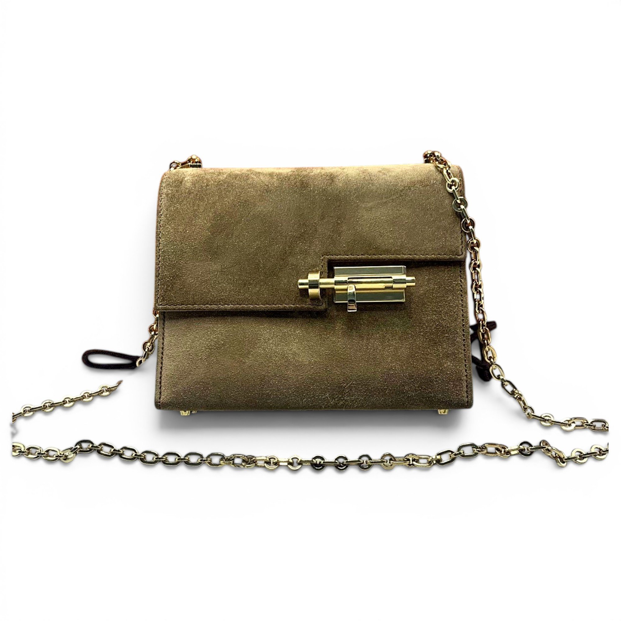 Verrou leather handbag