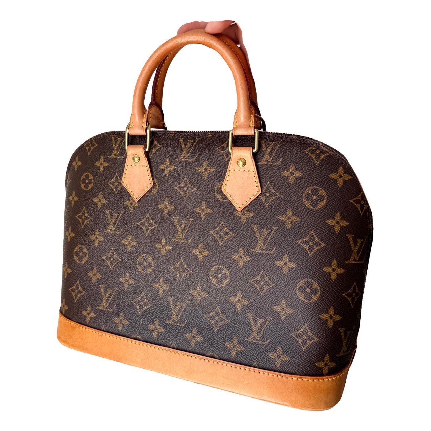 Alma leather handbag