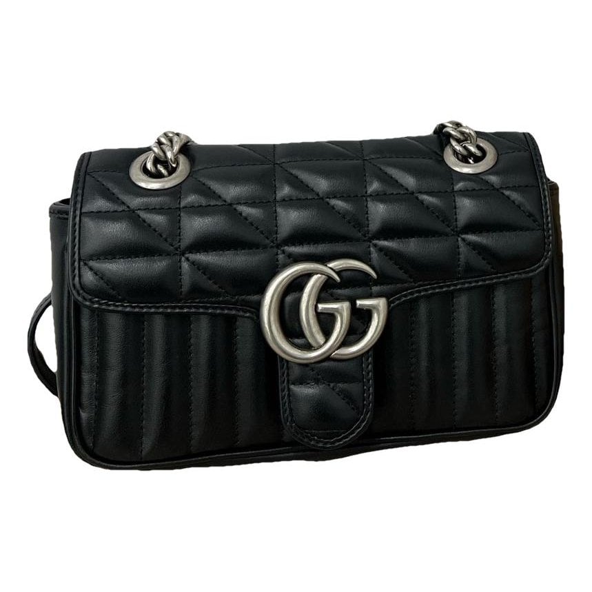 GG Marmont Flap leather handbag