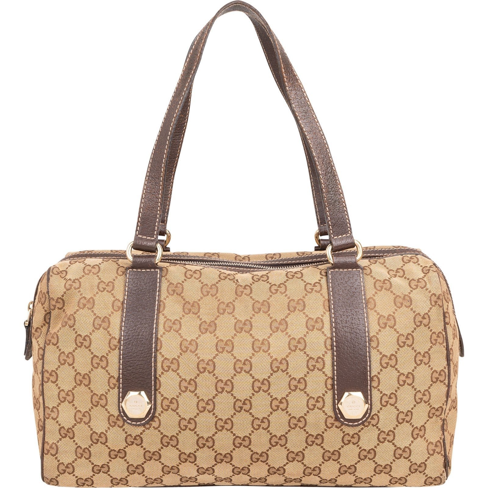 Boston leather handbag