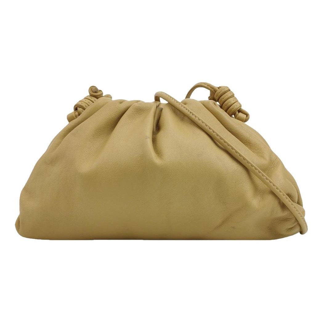 Pouch leather handbag
