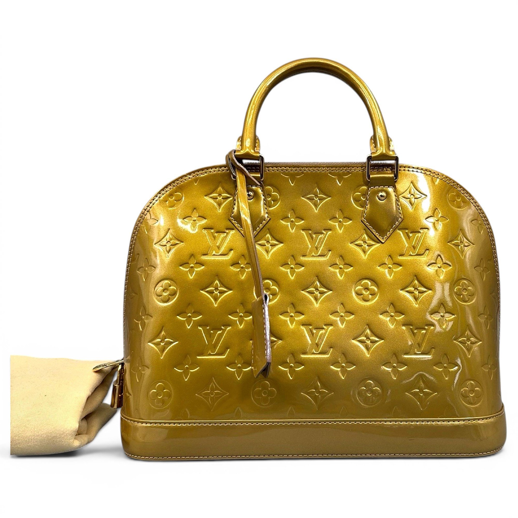 Alma patent leather handbag