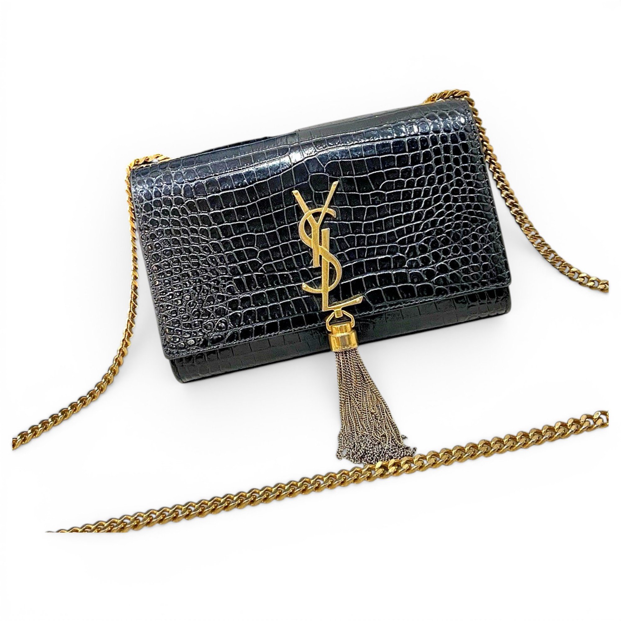 Pompom Kate leather handbag