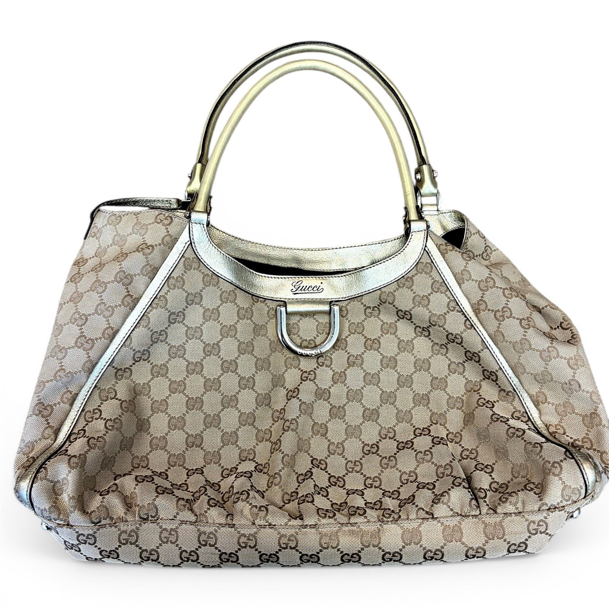 D-Ring leather handbag