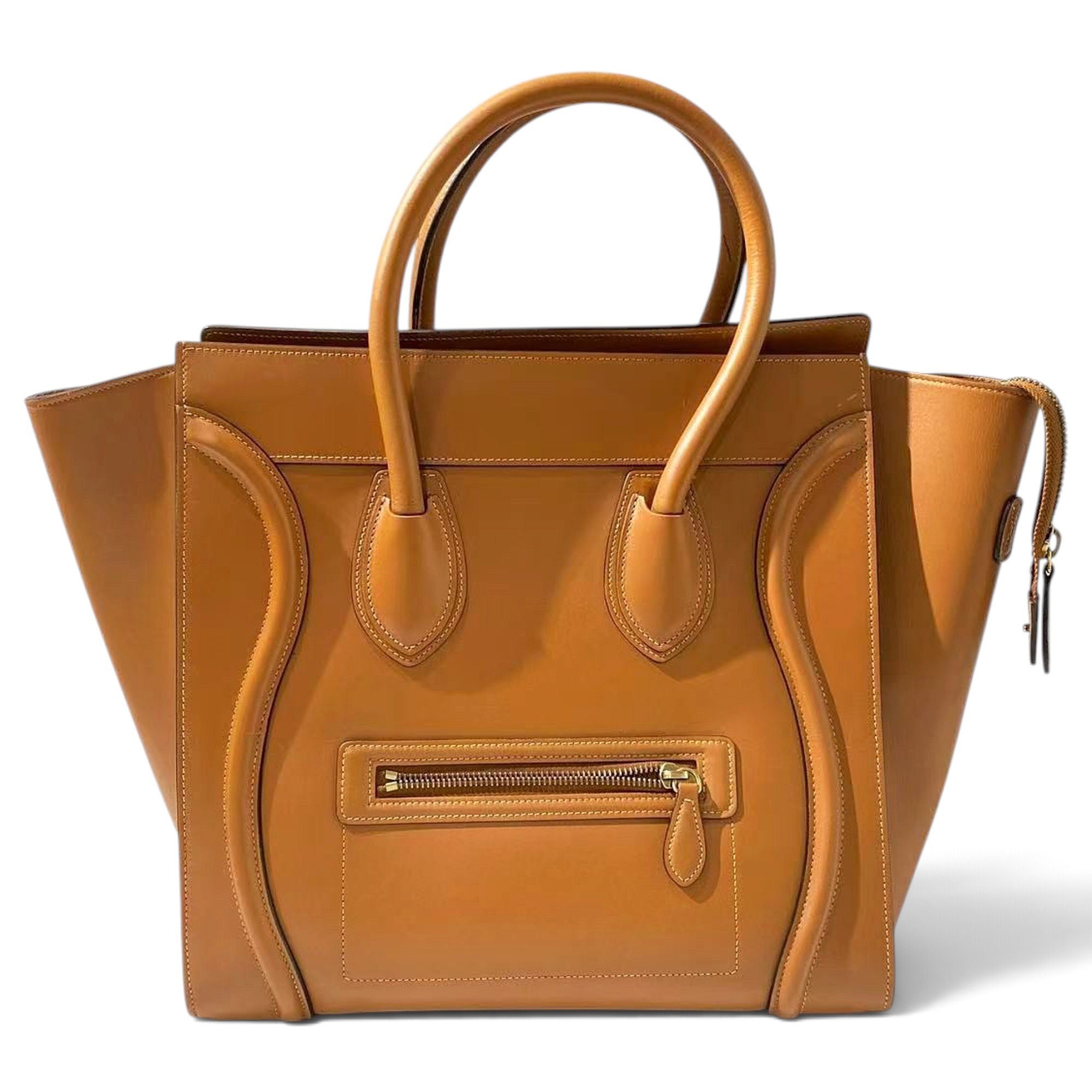 Luggage leather handbag