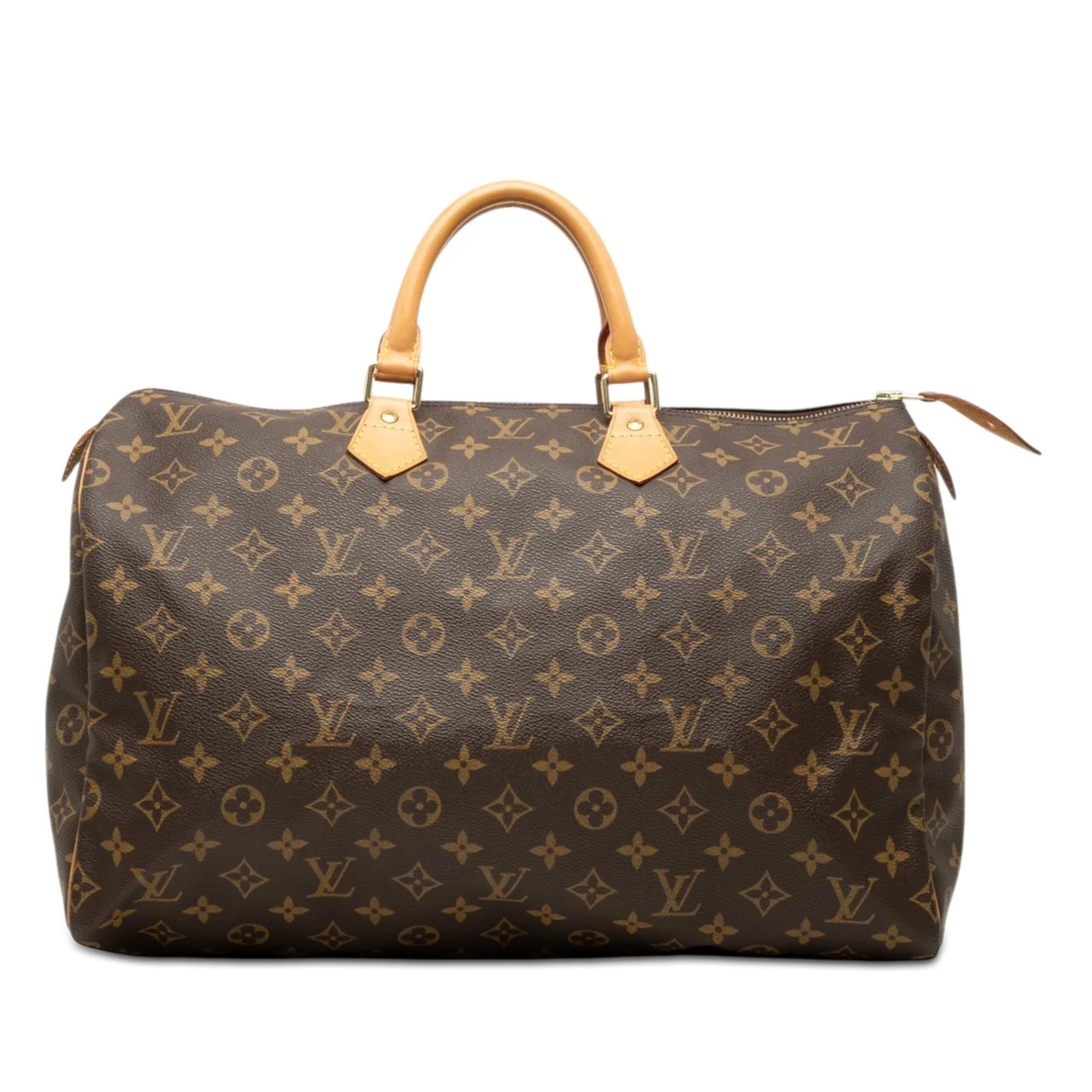 Speedy leather bag