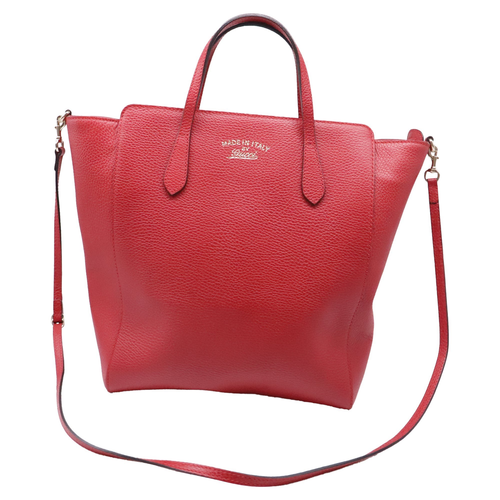 Swing leather tote