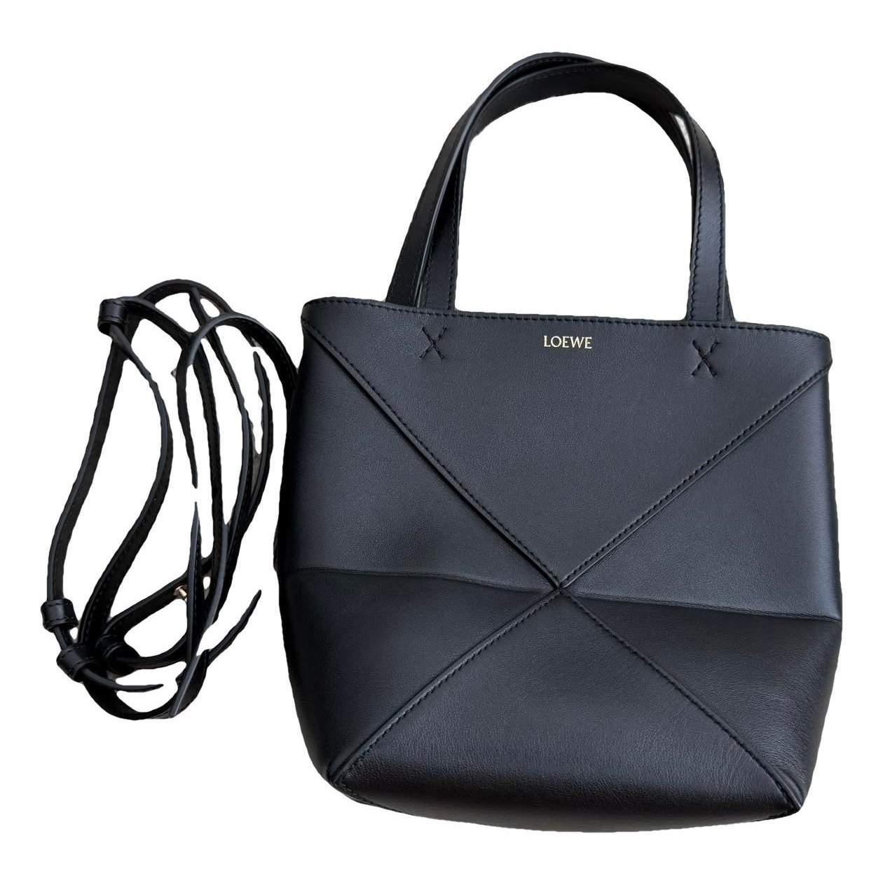 Puzzle Fold leather crossbody bag