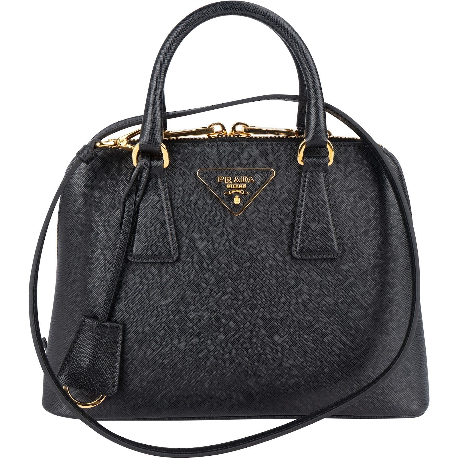 Promenade leather handbag
