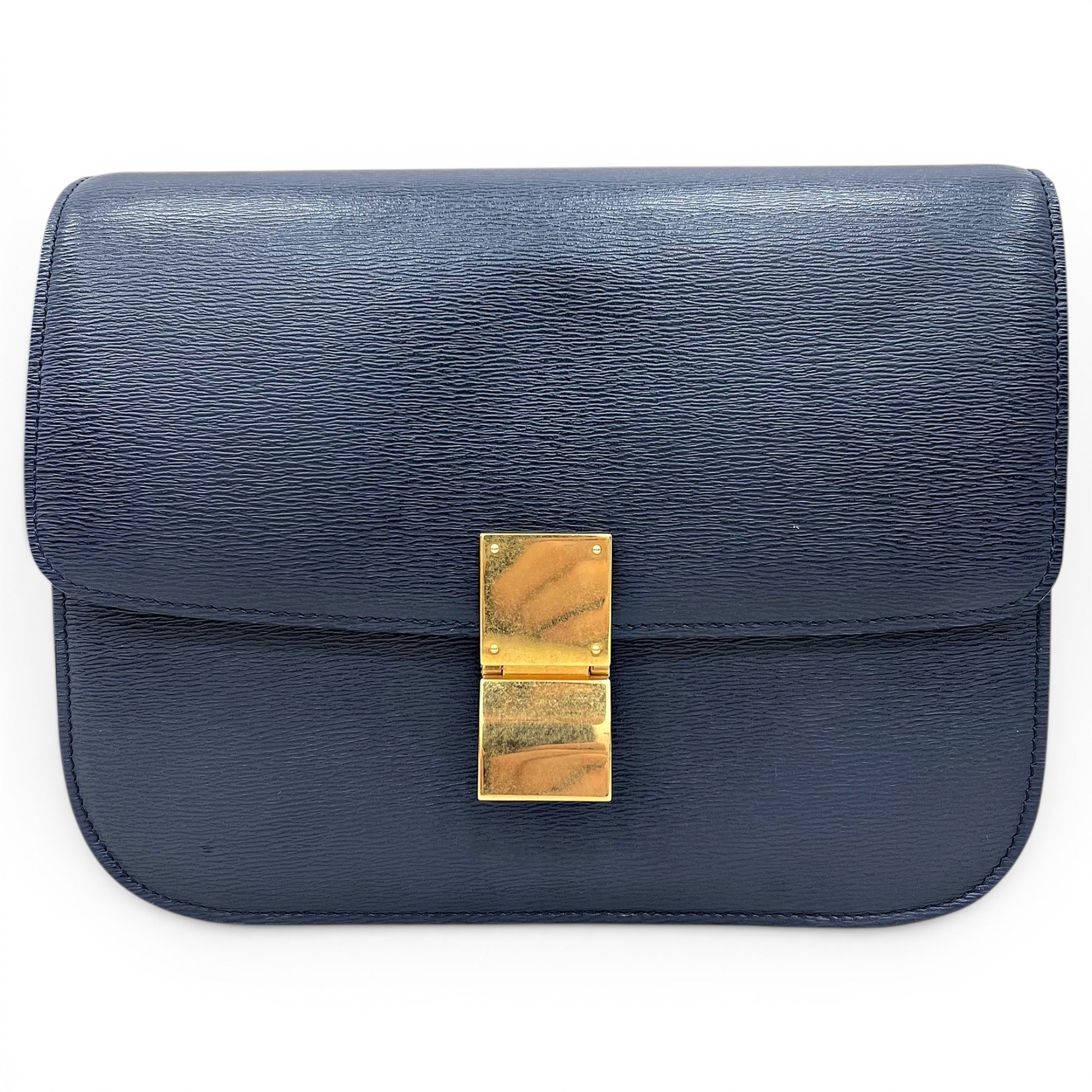 Classic leather crossbody bag