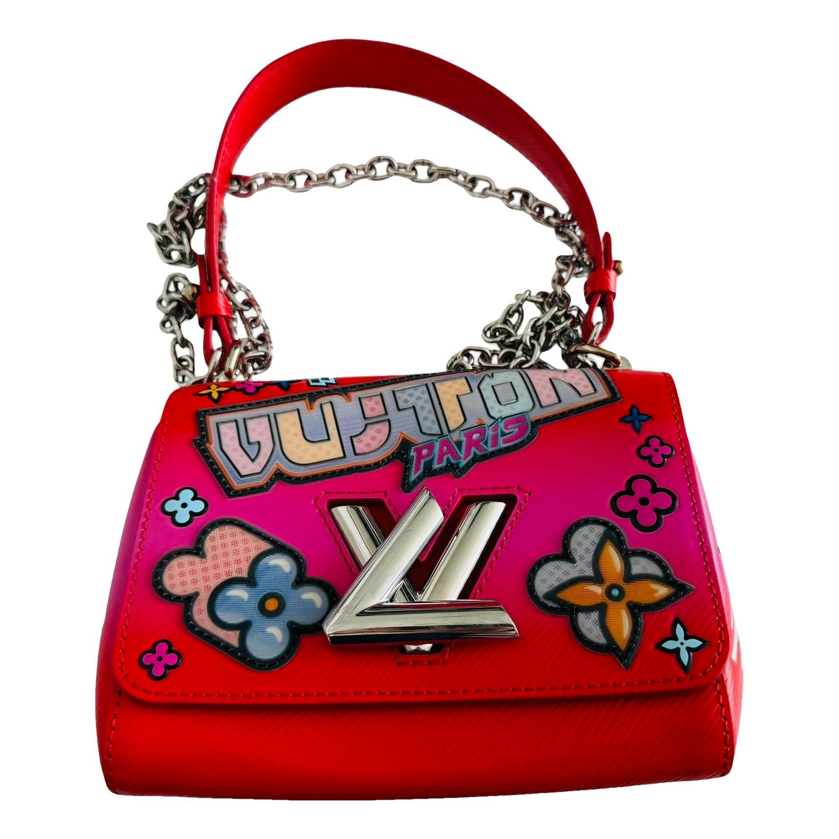 Twist Chain leather handbag