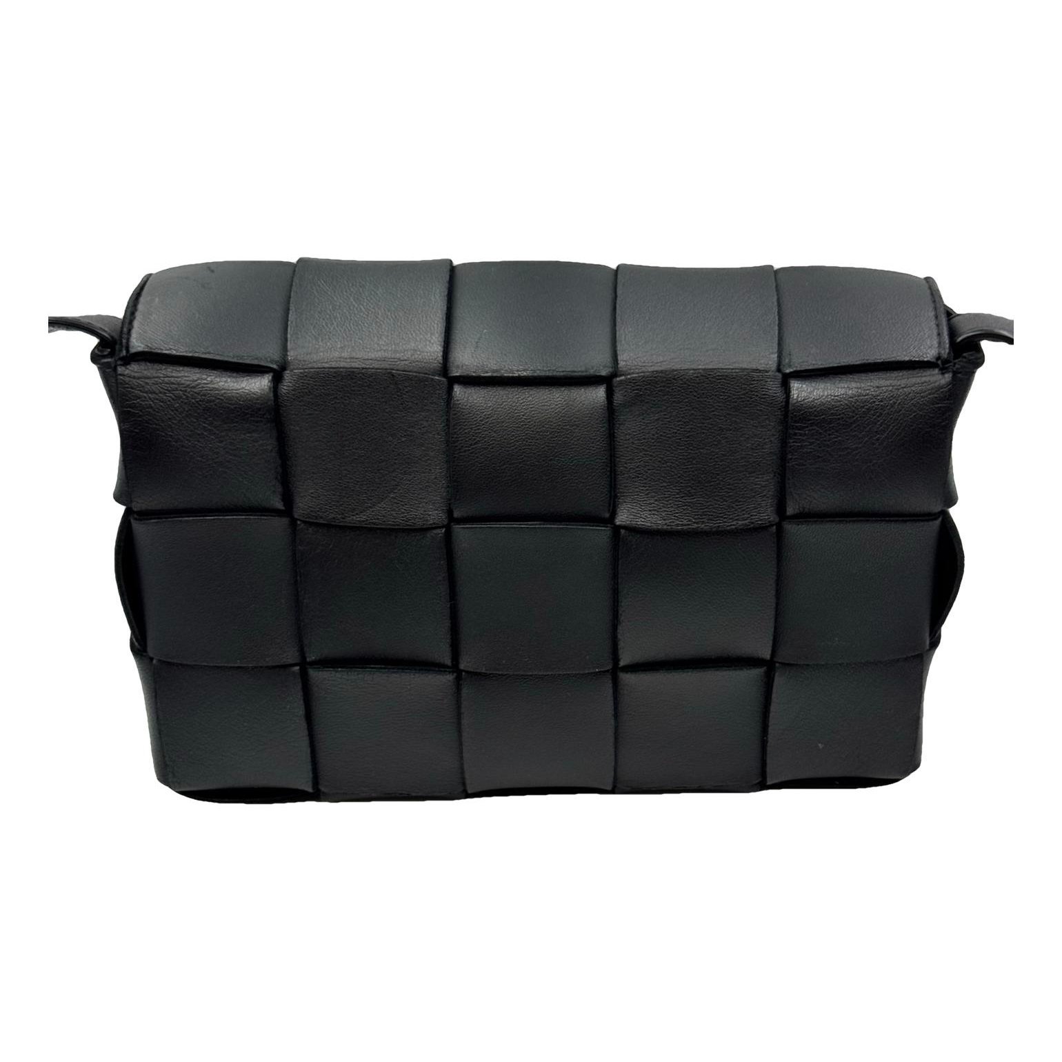 Cassette leather handbag