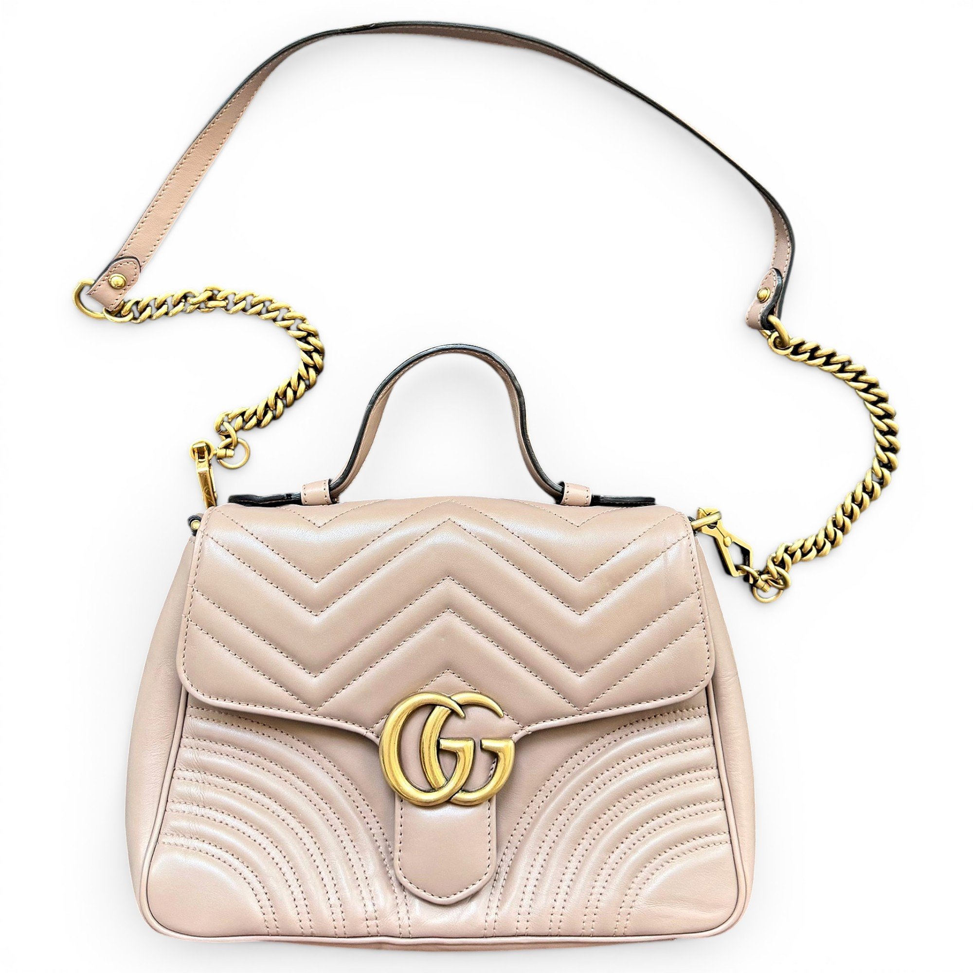GG Marmont Flap leather handbag