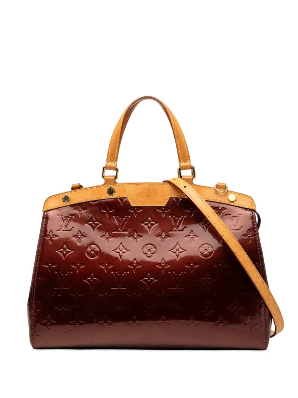 2010 Monogram Vernis Brea MM satchel