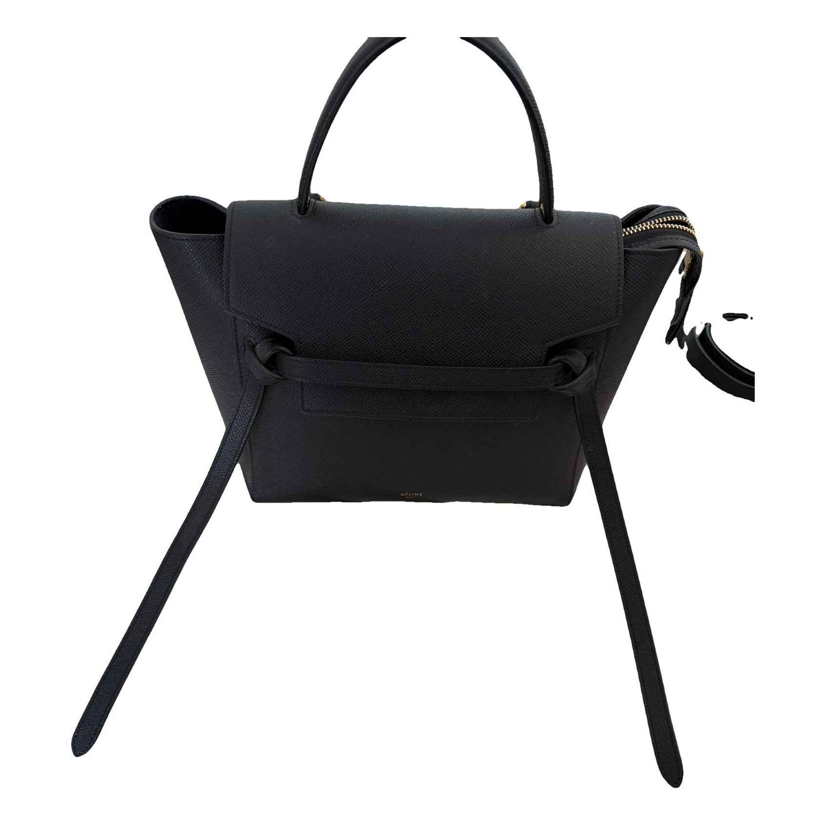 Belt leather handbag
