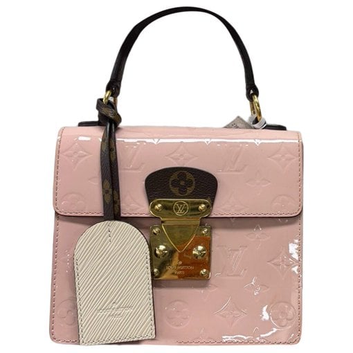 Spring street patent leather handbag