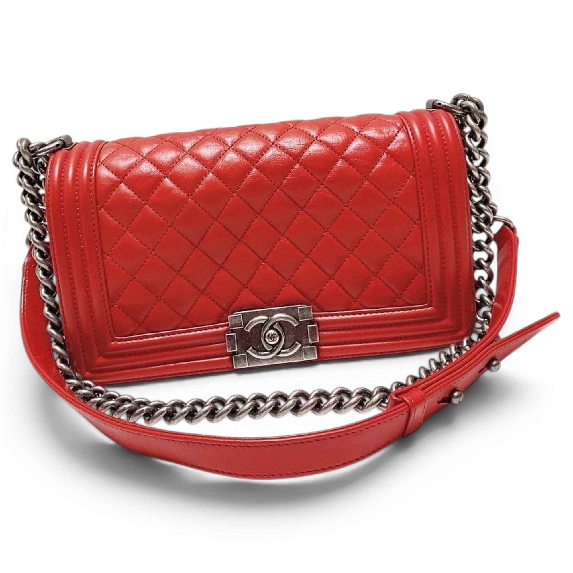 Boy leather handbag