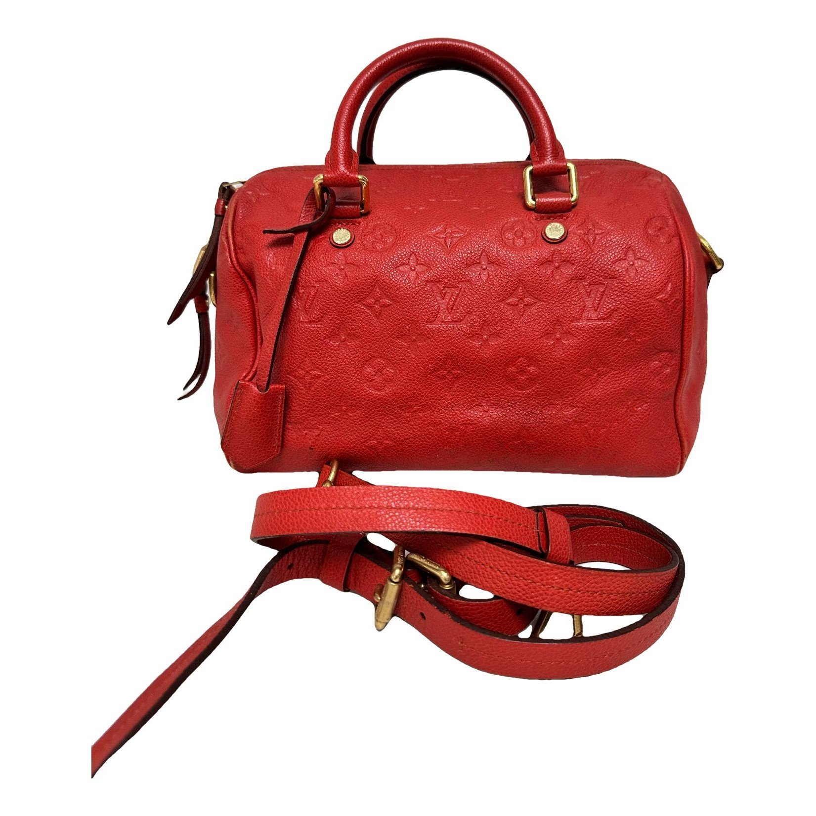 Speedy leather handbag