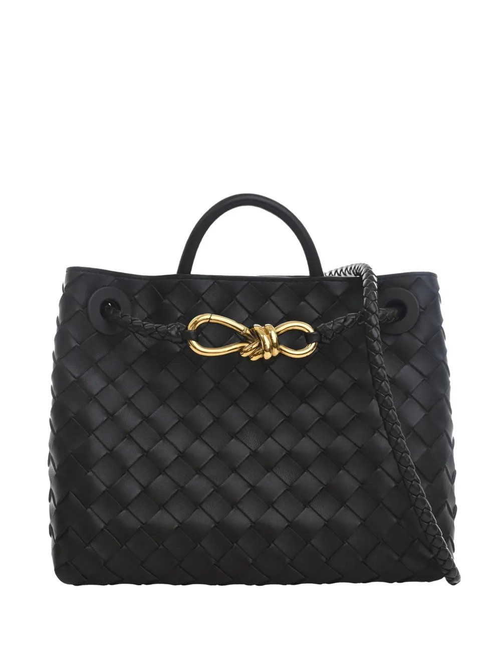 2012-2026 Small Lambskin Intrecciato Andiamo Bag satchel